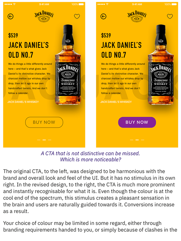 Sample page from Colour in User Interface Design, by Colin Shanley.